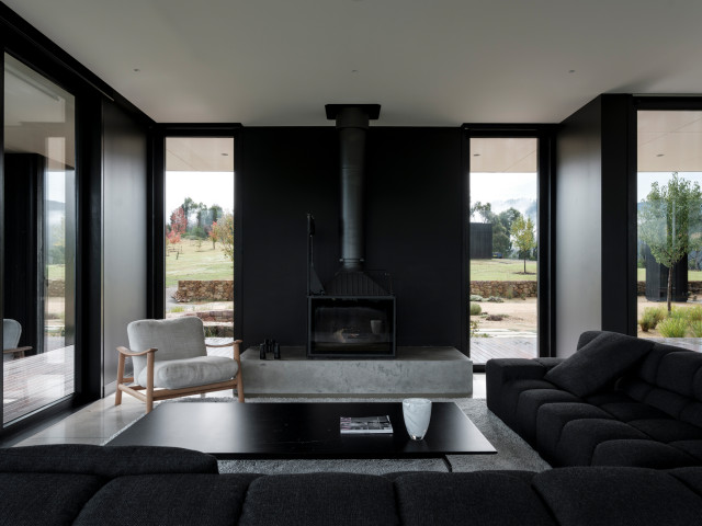 Jacks Corner, Kangaroo Valley contemporary-living-room