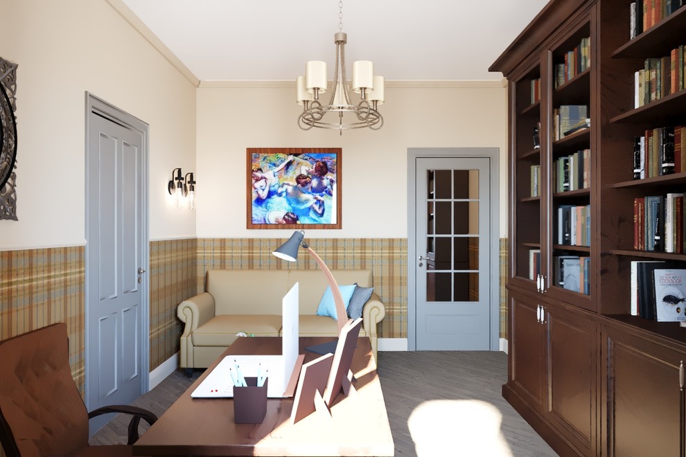 Кабинет в стиле современная классика