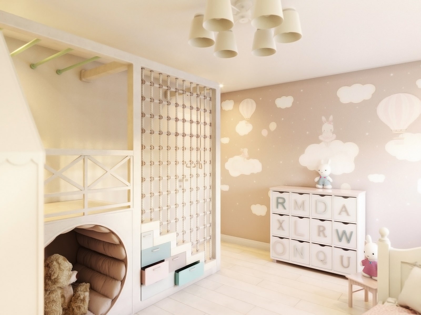 Дизайн интерьера детской комнаты