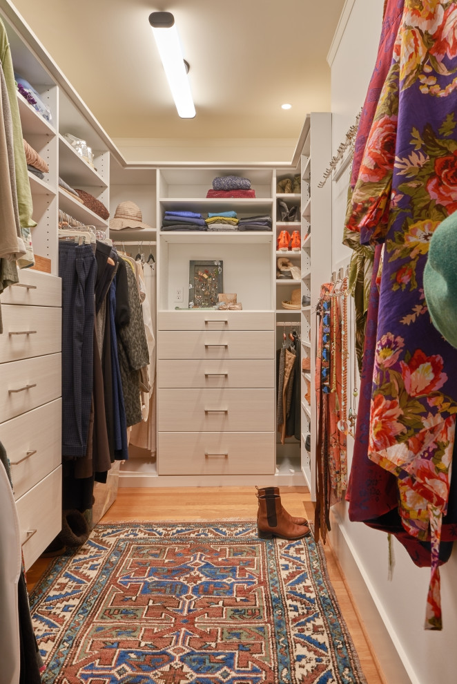 Transitional storage and wardrobe in Seattle.