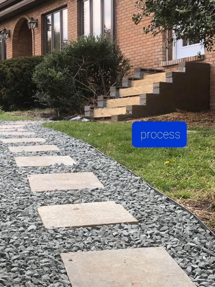 Exterior in-law suite was build