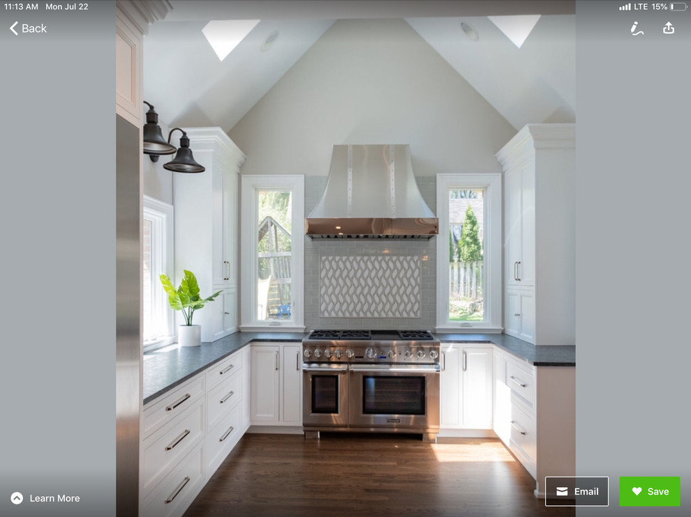 Modern Farmhouse Kitchen, Home Bar and Powder Room