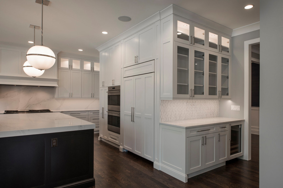 Home design - transitional home design idea in Chicago