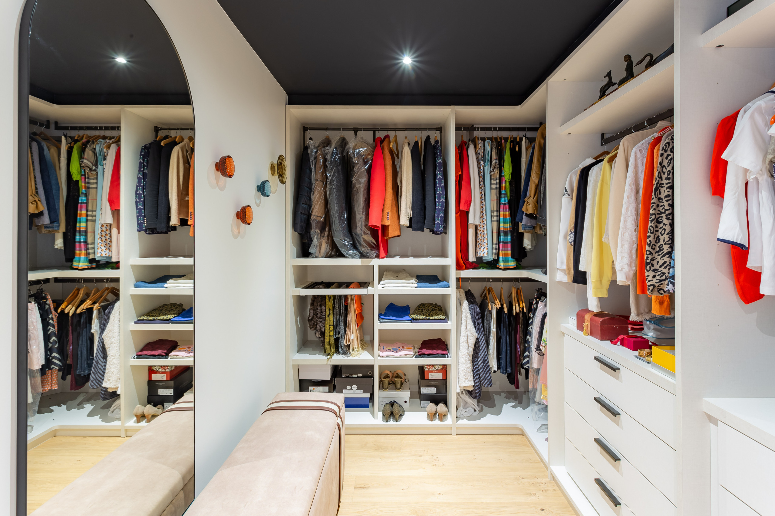 Création d'un dressing ouvert