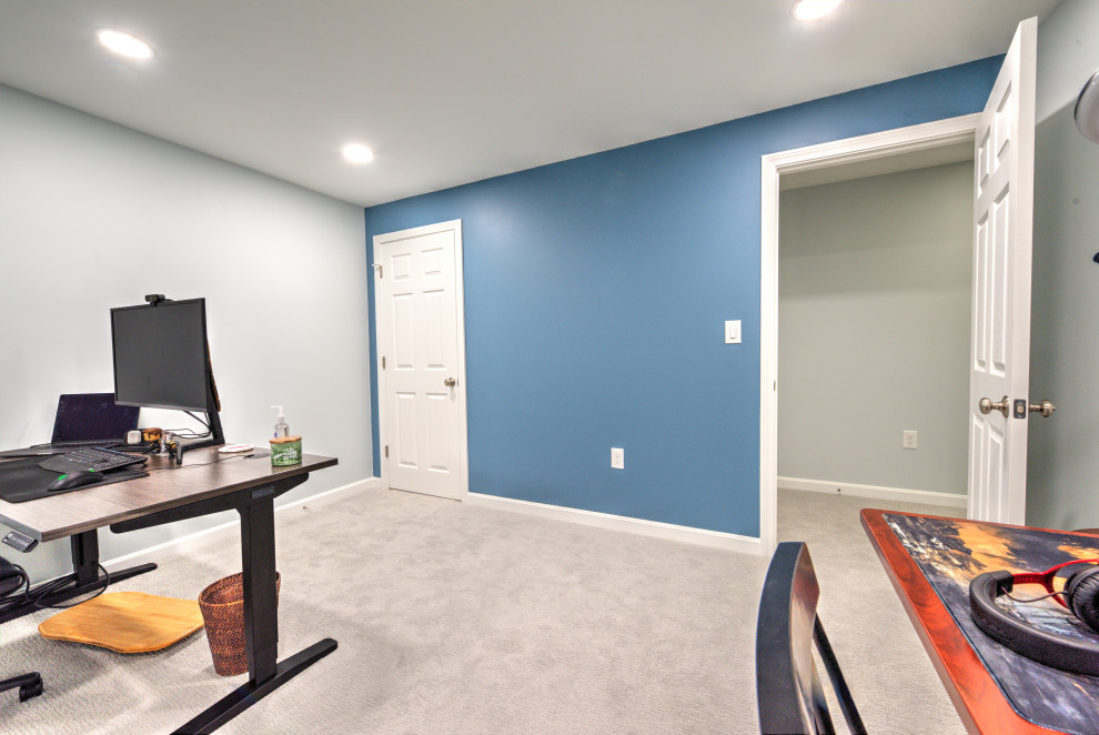 Basement Office and Kids Play Area