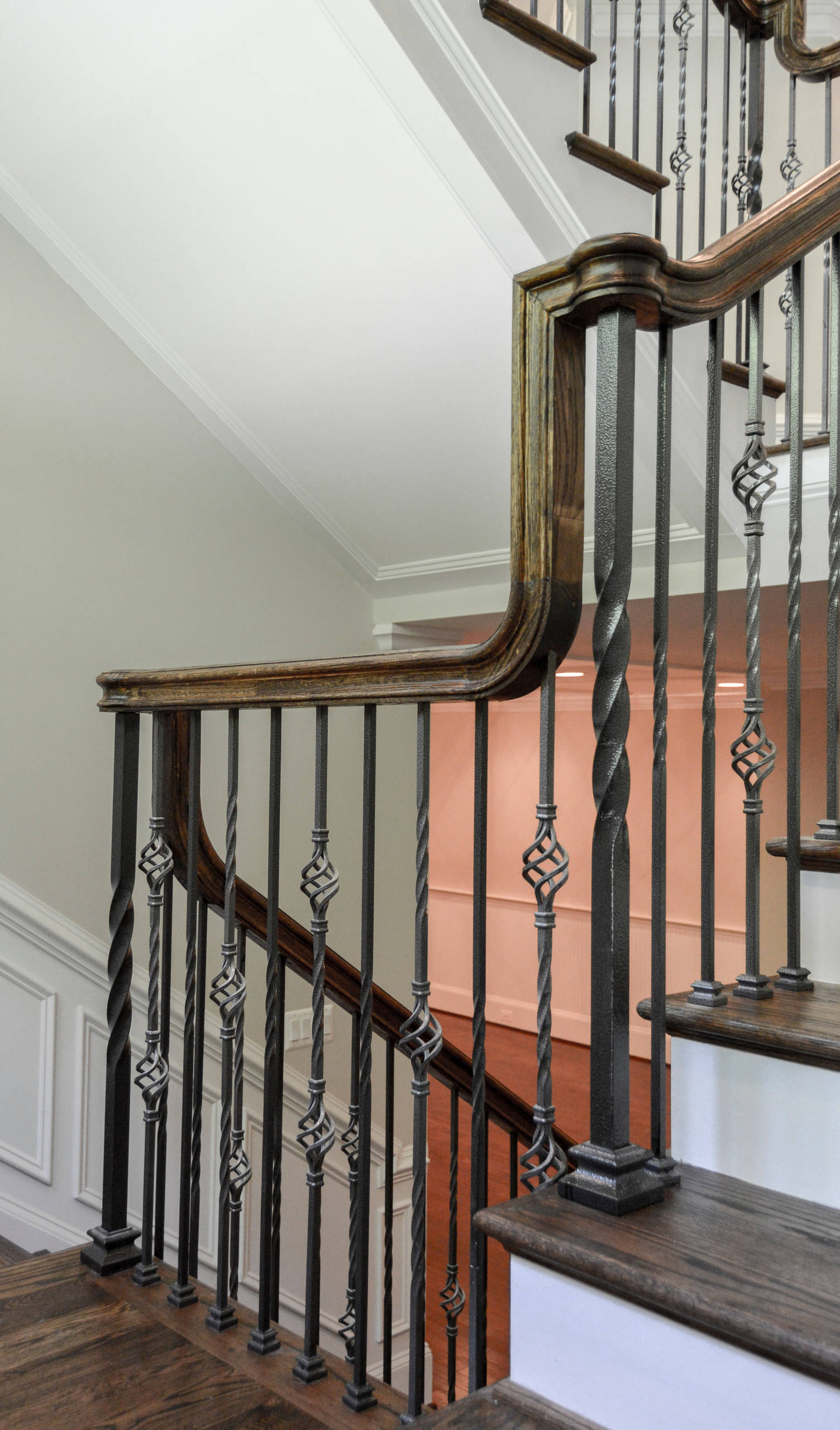 38_European Style Circular Balcony and Multi-level Staircase, Middleburg, VA 201