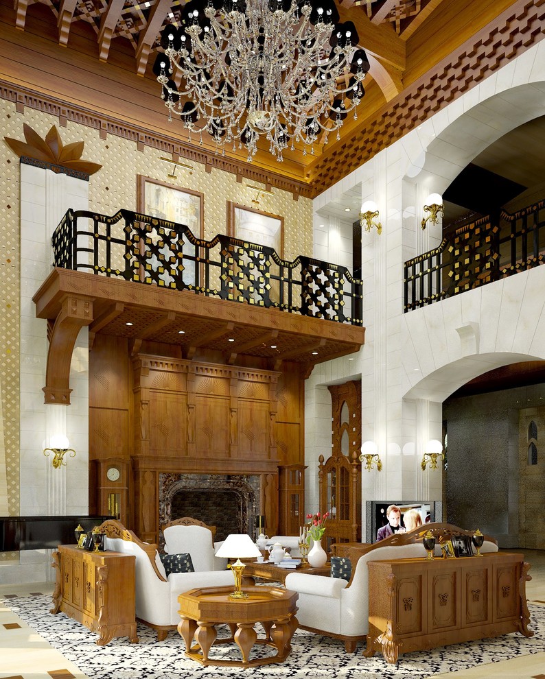 Гостиная комната в частном доме МОСКВА