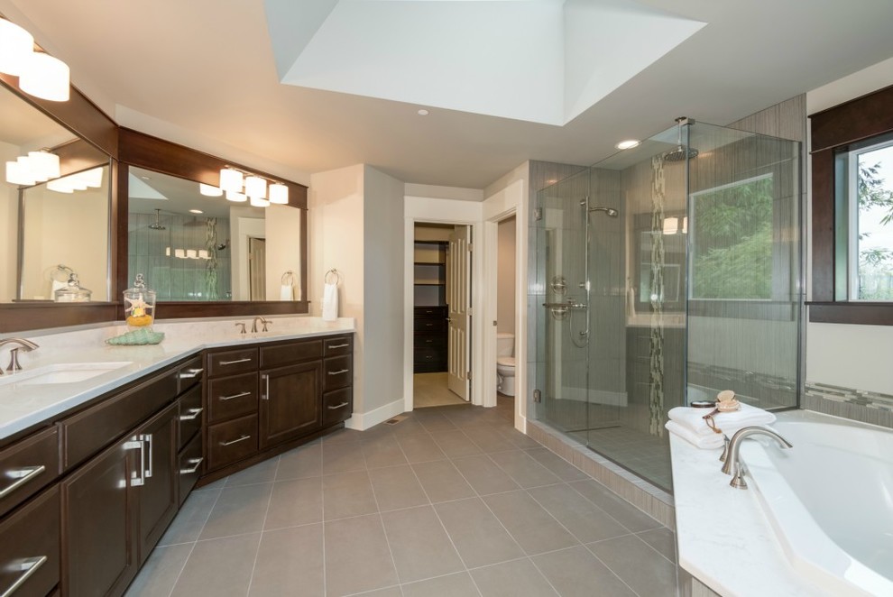 Bathroom - transitional bathroom idea in Seattle