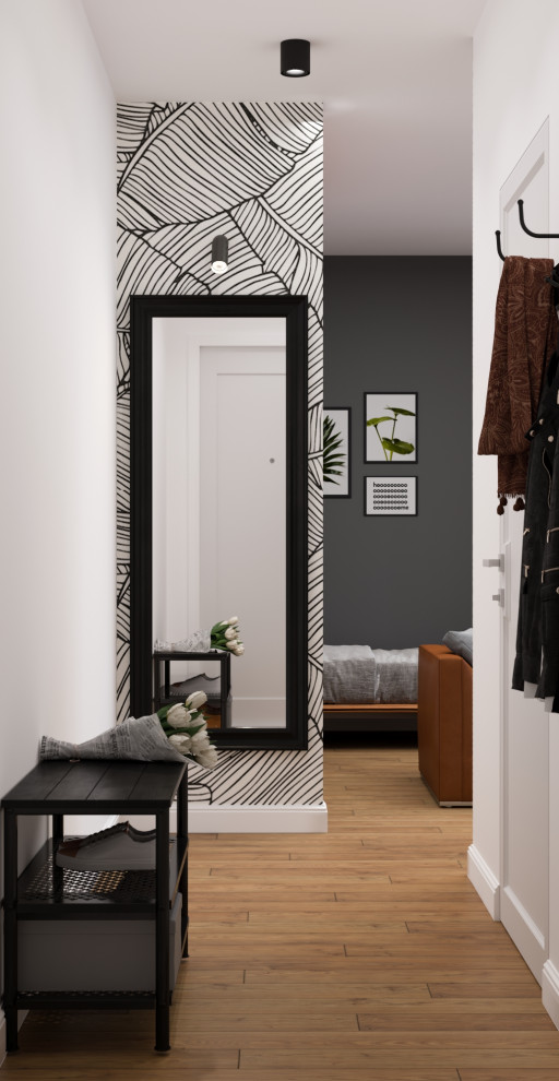 Однокомнатная квартира в скандинавском стиле