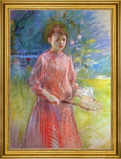 Berthe Morisot-18"x24" Framed Canvas