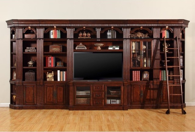 Parker House Wellington Large Library Wall Entertainment Center - PAK1430
