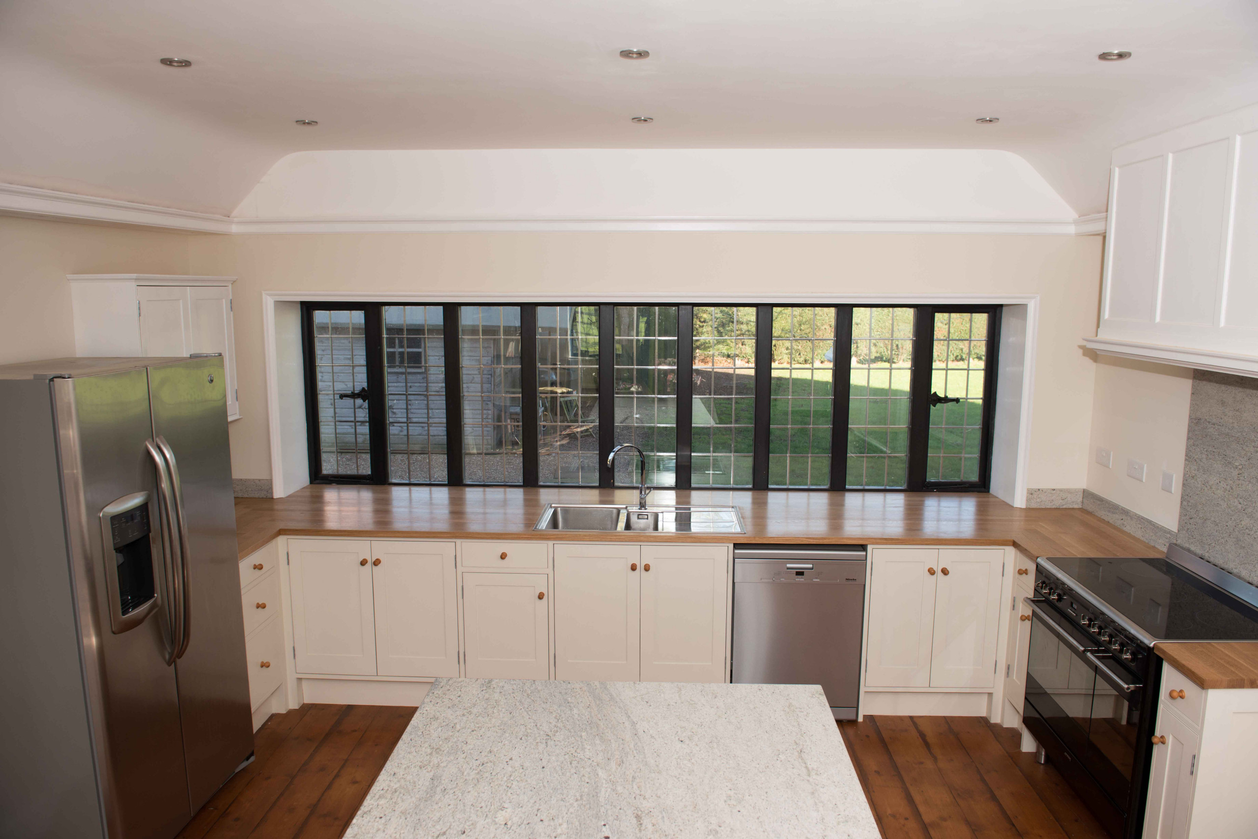 Cherry tree turned into kitchen