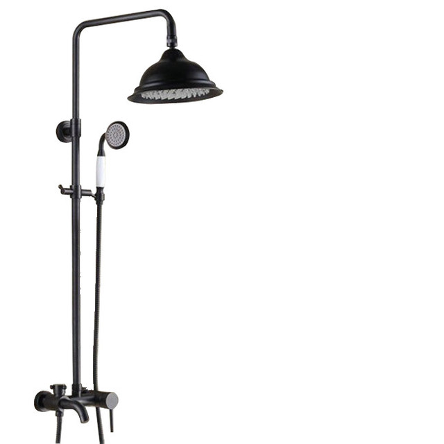 8 Oil Rubbed Bronze Rain Shower Systems With Handheld 8 Oil Rubbed Bronze Rain Shower Systems With Handheld