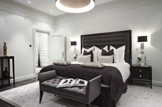 Black And Grey Bedroom Ideas And Photos Houzz