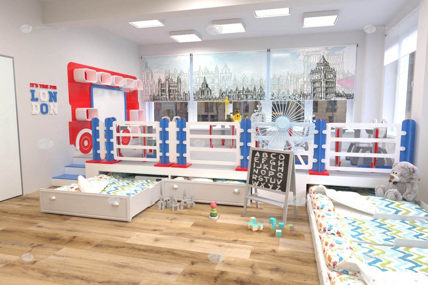 Дизайн-проект детского сада "Испания"