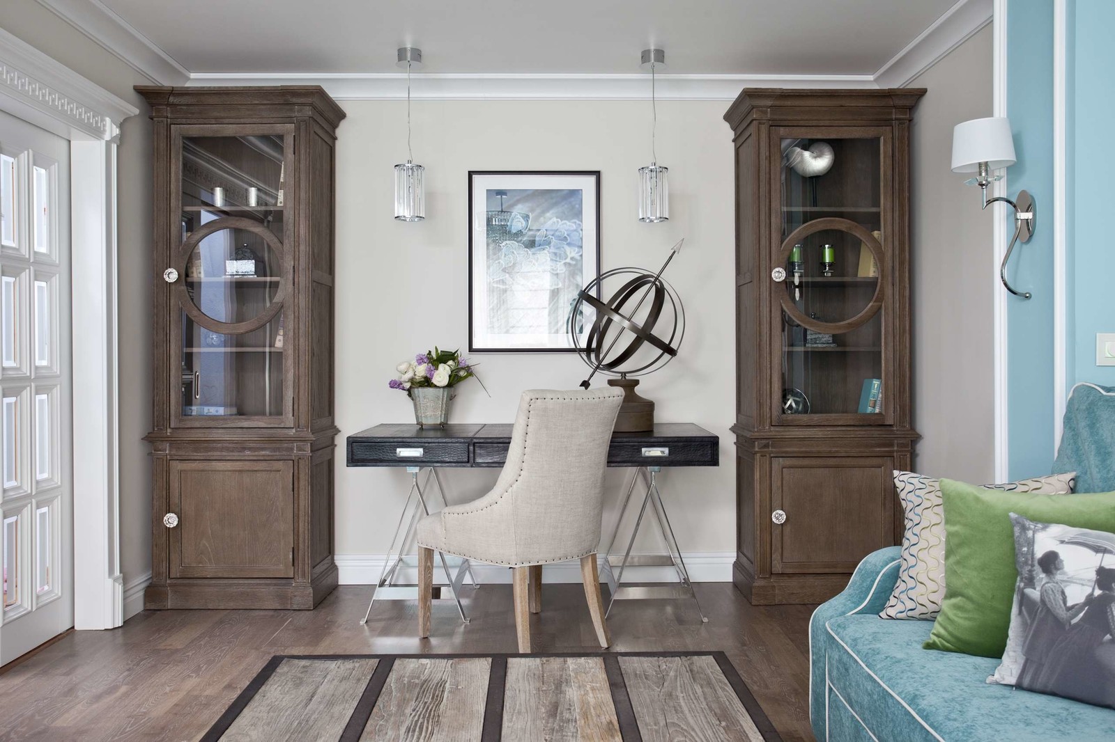 Бирюзовая гостиная