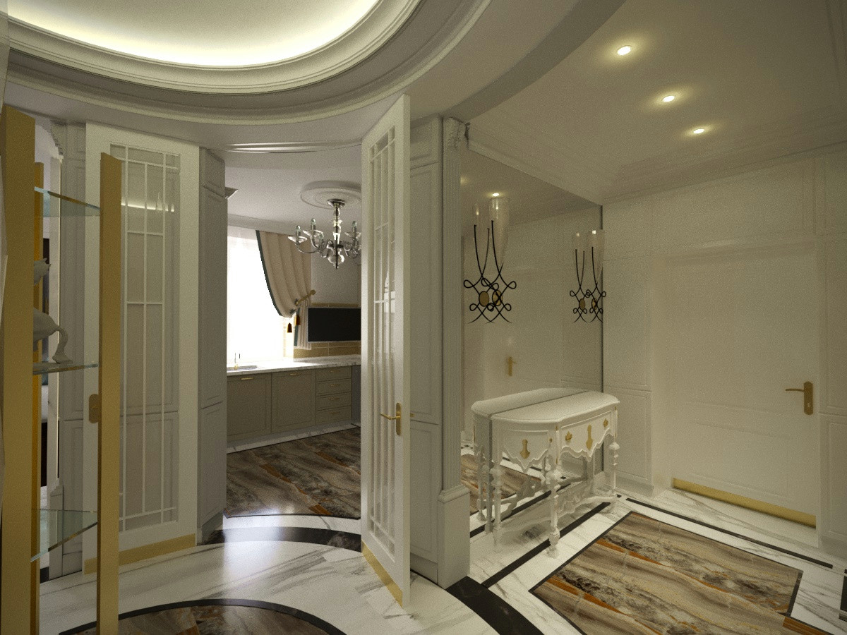 Неоклассика с нотками прованса.