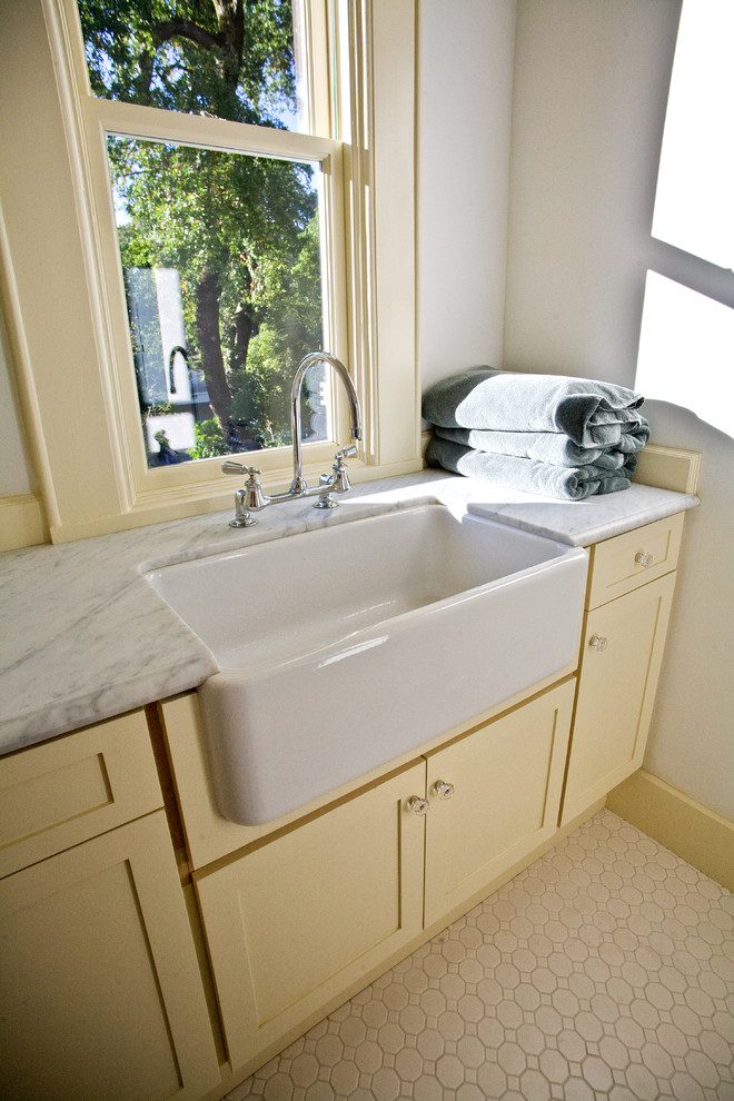 This is an example of a traditional laundry room in San Francisco.
