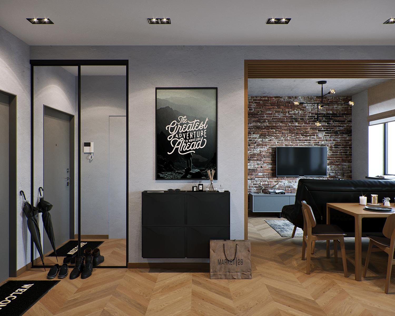 Квартира холостяка 37кв.м.