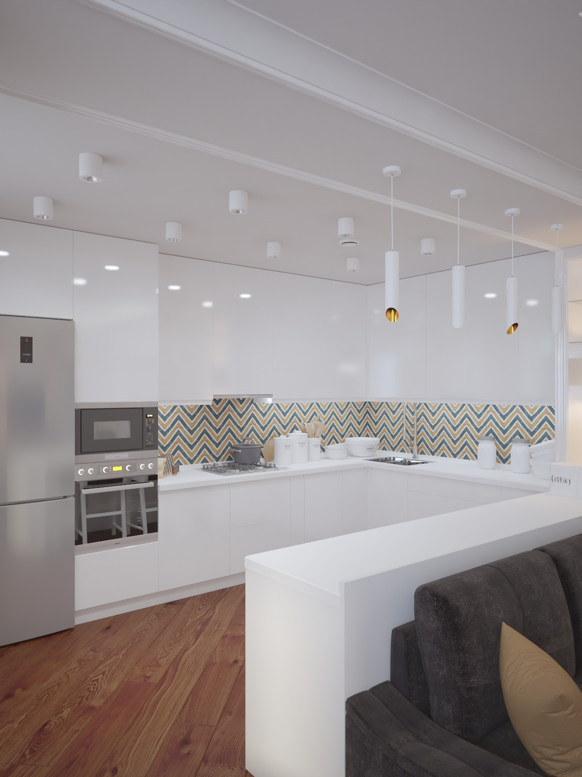 Трехкомнатная квартира / Чебоксары / 2019 год