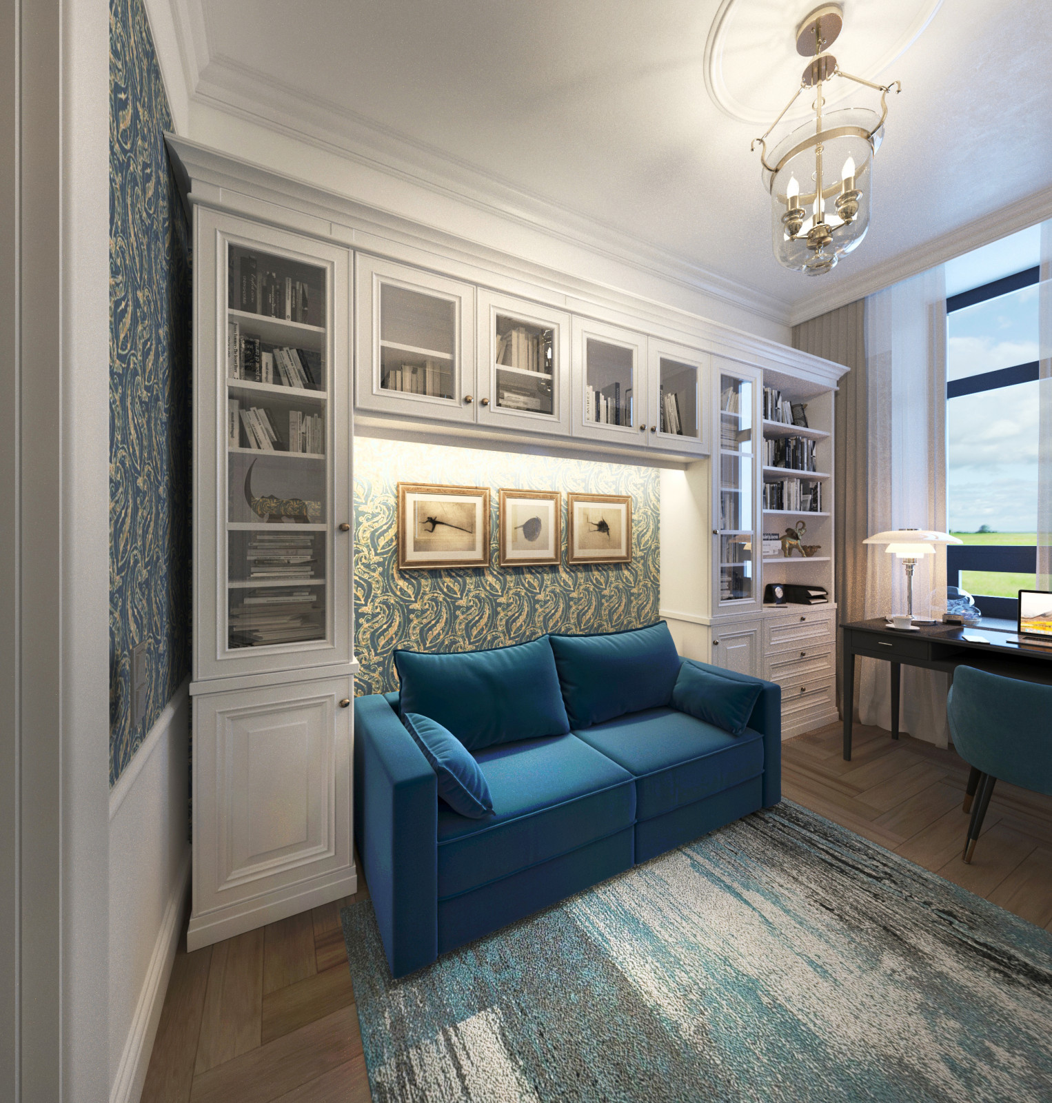 Интерьер частного жилого дома