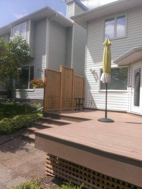 Custom Wooden Decks contemporary-terrace