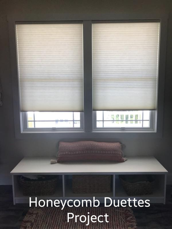 Honeycomb Duette Shades - Various Projects