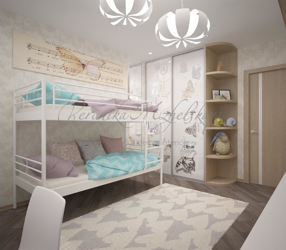 Квартира для молодой семьи с двумя дочками школьницами