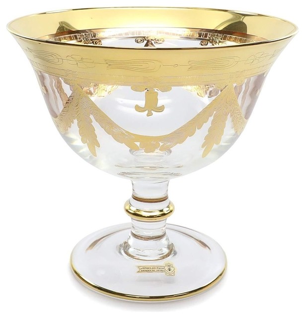 Italian Style Luxury Crystal Vase Bling Ceramic Beautiful Gift Decor gold Silver 