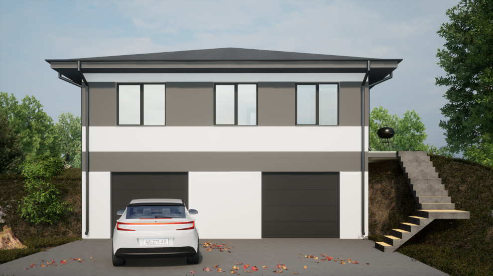 Проект индивидуального жилого дома 80м2