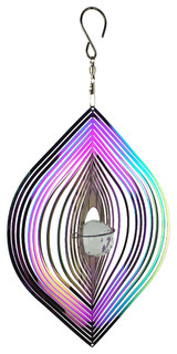 Rainbow Cosmo Cat Eye Wind Spinner