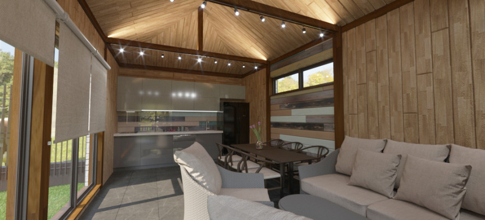 Проект беседки - гостевого домика