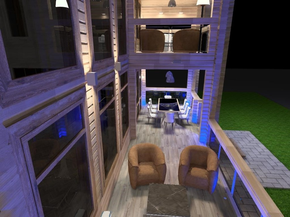 Освещение загородного дома