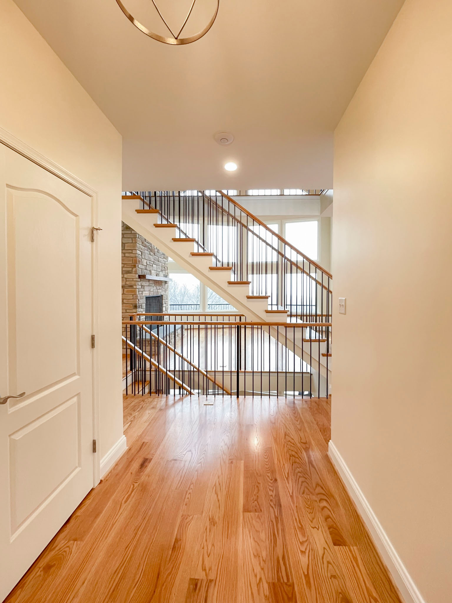 97_Airy Straight-Floating Staircase in Transitional-Mountain Home, Luray, VA 228