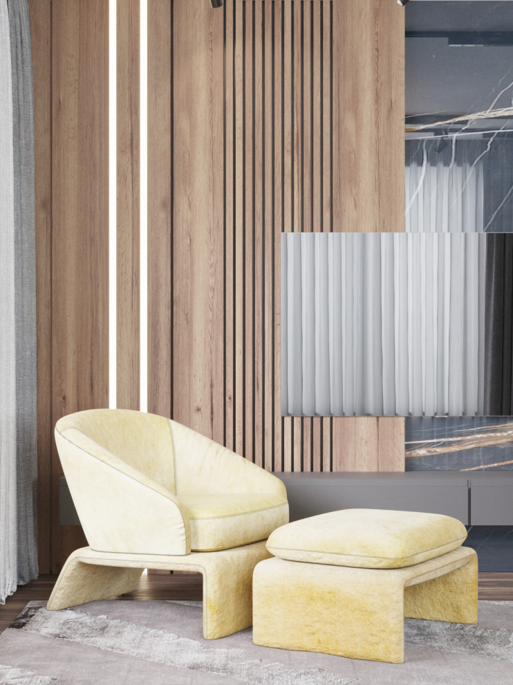 Дизайн-проект кухни-гостиной 38 кв.м