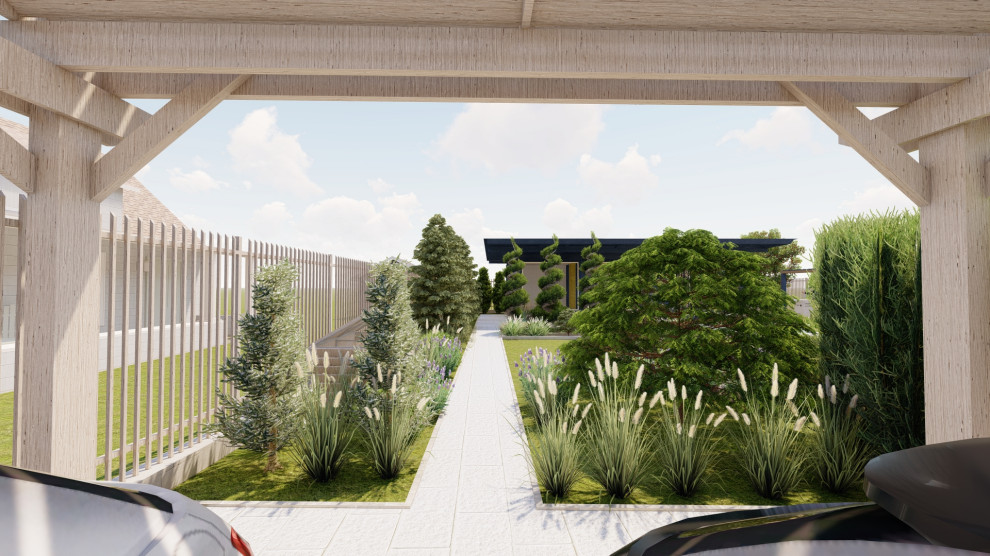 Участок Новая Рига 2 вариант.Хвойные