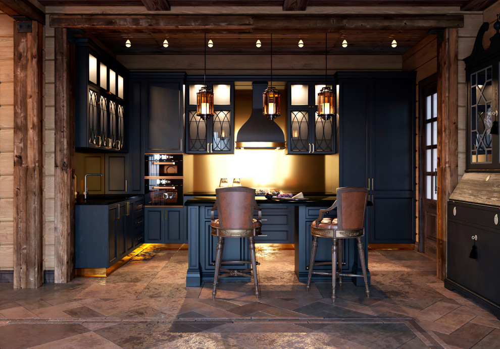 Проект интерьера в Деревянном доме в Подмосковье