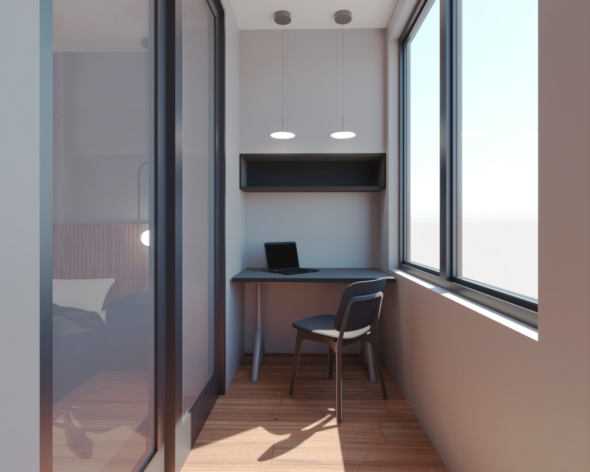 Дизайн-проект квартиры в ЖК Октябрьское поле 36 м2