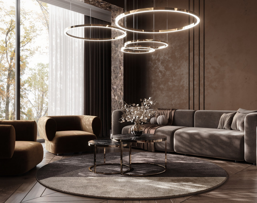 Проект "Бархат", интерьеры таунхауса