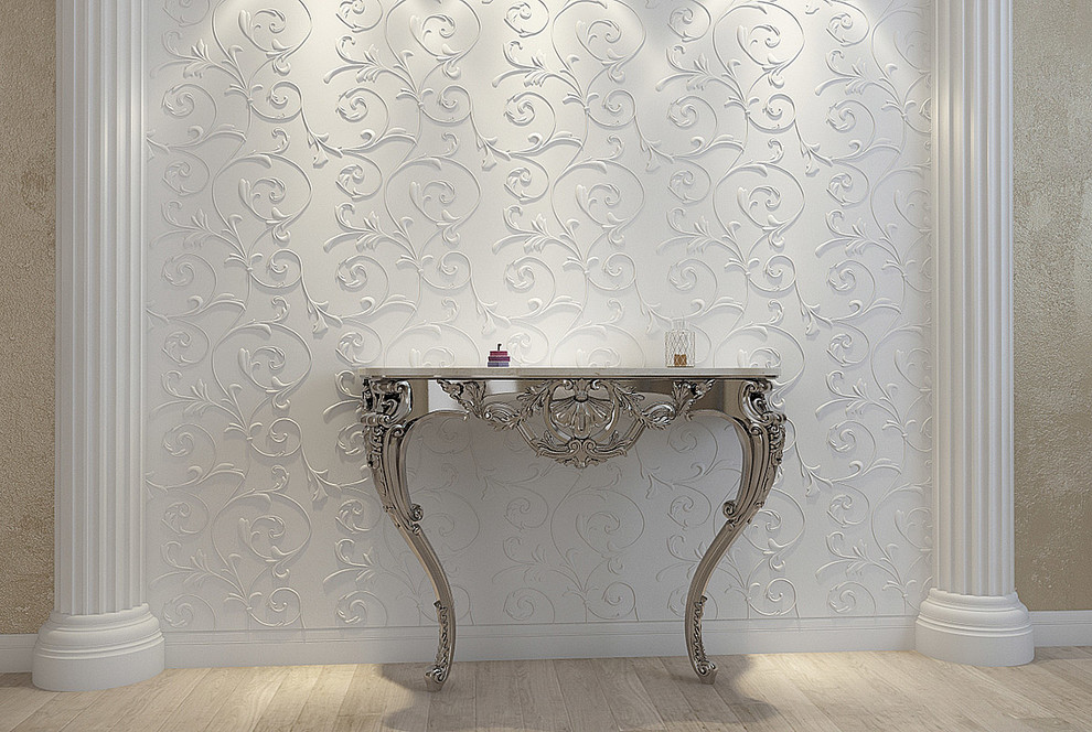 стена из 3д панелей Ампир