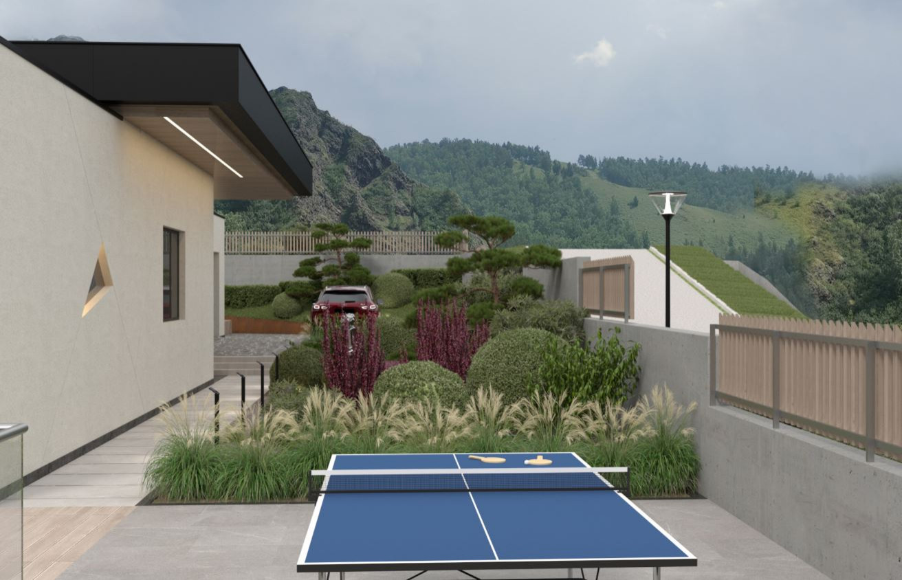 Ландшафтное благоустройство Базайская.