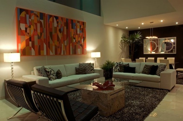 Casa Ocho contemporaneo-salon