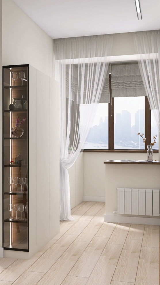 КУХНЯ-ГОСТИНАЯ + СПАЛЬНЯ И КОМНАТА ДЛЯ СЫНА 54 КВ.М.