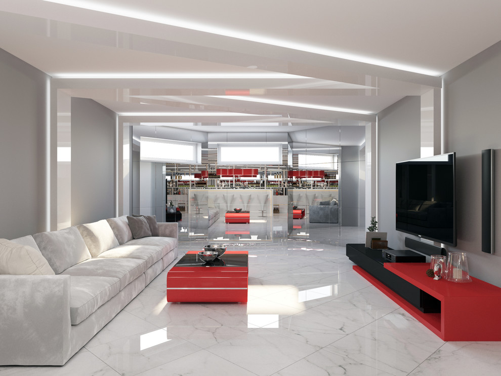 Комната отдыха в стиле минимализм