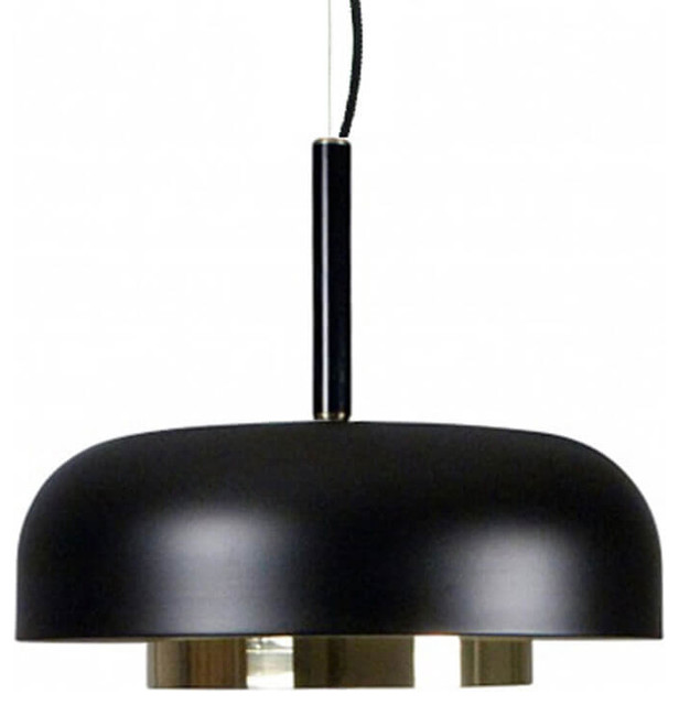 Nuevo Living Shaya Lighting Pendant, Black Steel Metal - Contemporary ...