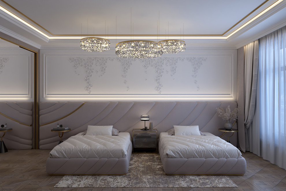 Дизайн интерьера "Детская девочек в ЖК "Grand Deluxe"