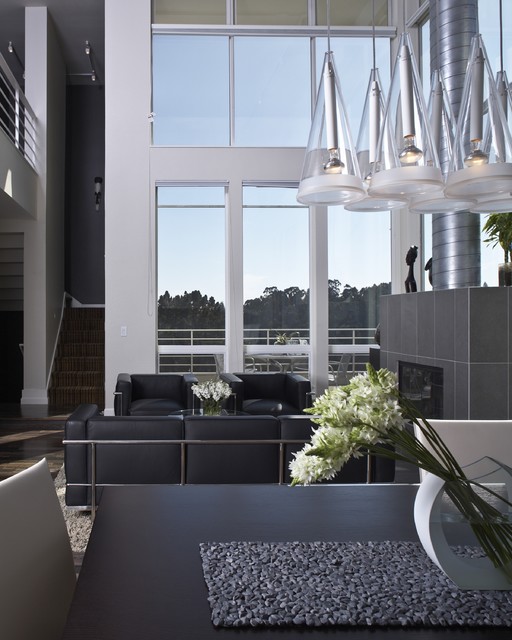 Applegate Tran Interiors modern-vardagsrum