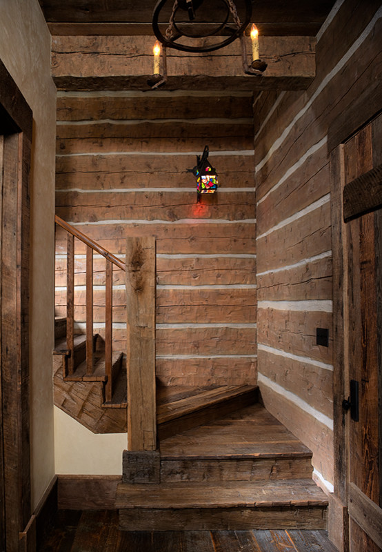 Staircase - rustic staircase idea