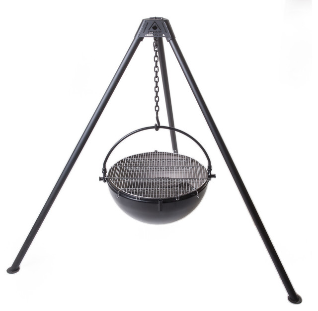 Includes Cauldron Fire Pit Screen Catalina Creations 24 Small Steel Gothic Cauldron Fire Pit Black AD451