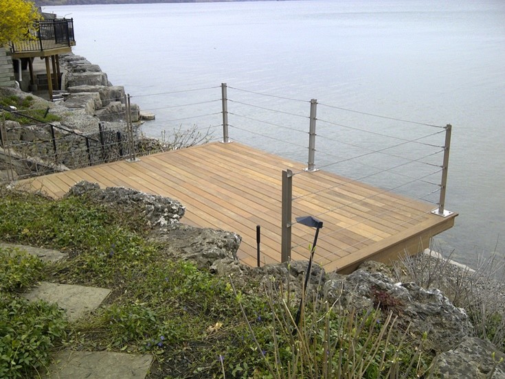 This is an example of an industrial deck in Toronto.